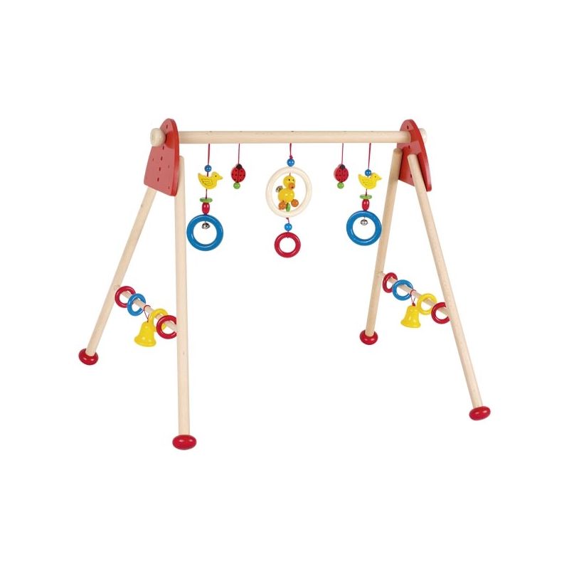 Gimnasio de madera para bebés Patitos . Heimess