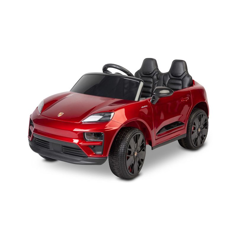 Coche eléctrico infantil Porsche Macan rojo Toyz · 24V · licencia oficial · 3-8 años