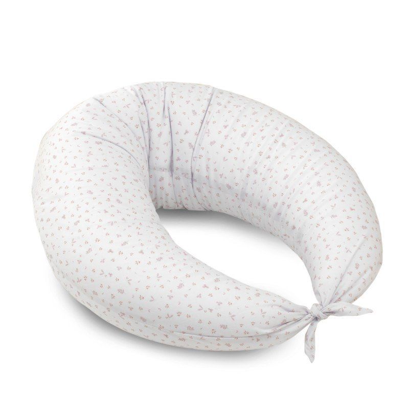 Cojin De Lactancia Luna 80x185x16 Cm Plumeti Rosa - Cambrass