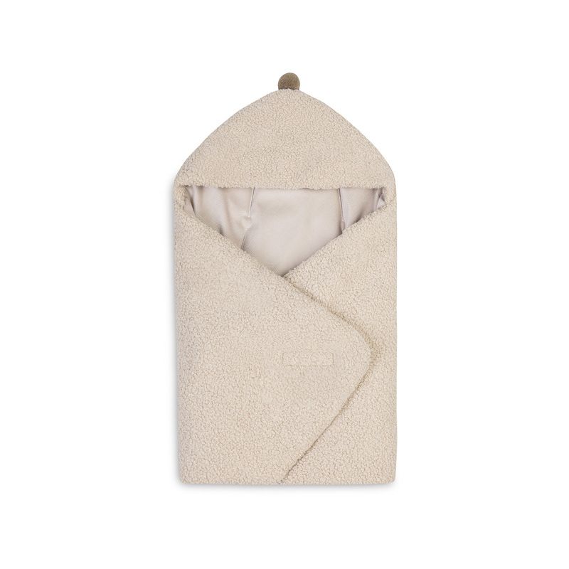 Manta Swaddle para Silla de Auto Sensillo Bouclé Beige