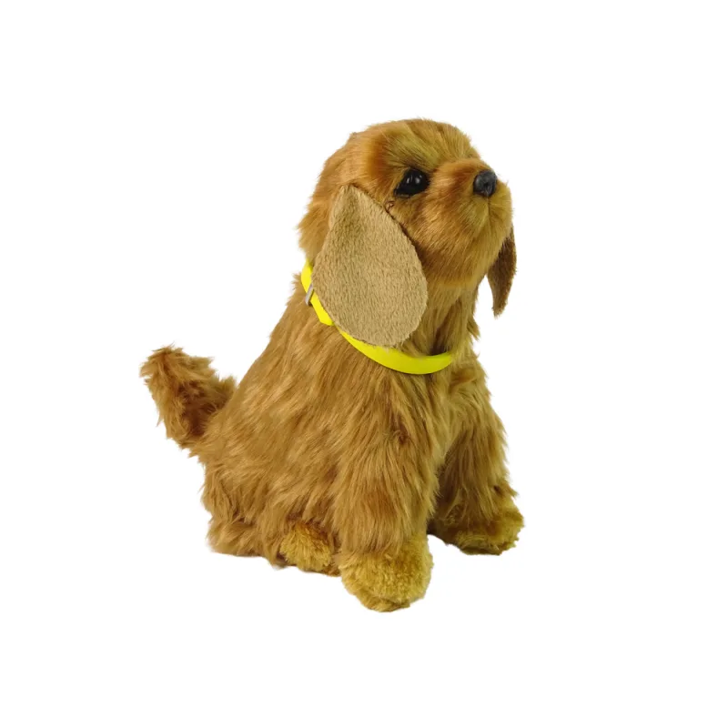 Perro de Peluche Interactivo de Rasguño Suave Cocker Spaniel