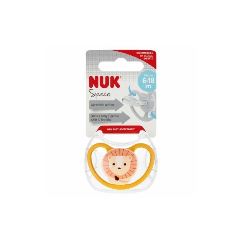 Chupete de Silicona Nuk Space 6-18 meses - Con Caja