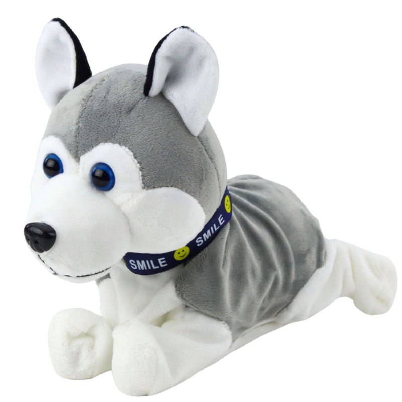 Perro de Peluche Interactivo Husky con Sonido y Movimiento