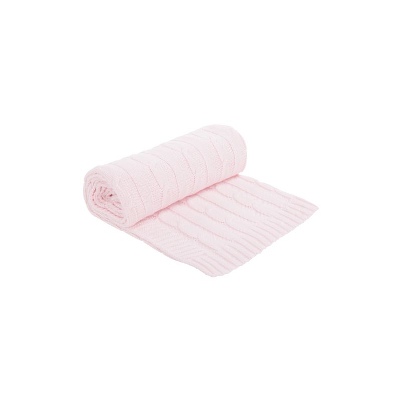 Manta de punto Rosa Claro Kikkaboo - Confort para tu bebé