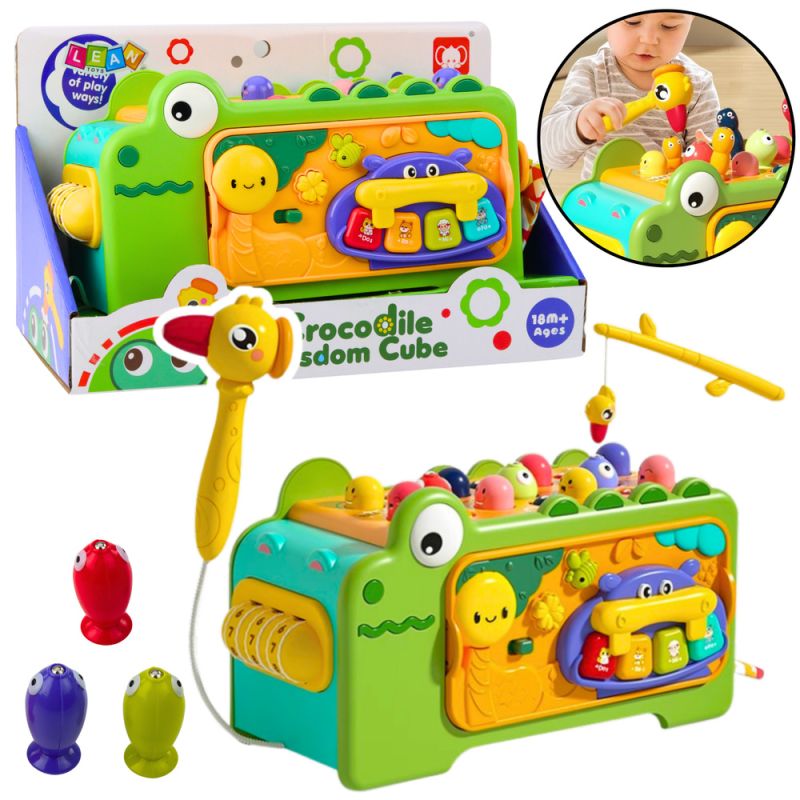 Cubo Educativo Crocodile Interactivo con Sonidos
