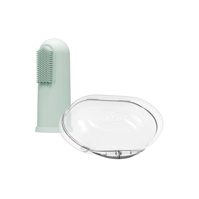 Cepillo de Dientes de Silicona Dr Brown's Verde