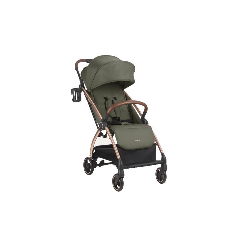 Silla de Paseo Autoplegable Kikkaboo Joy Verde Militar