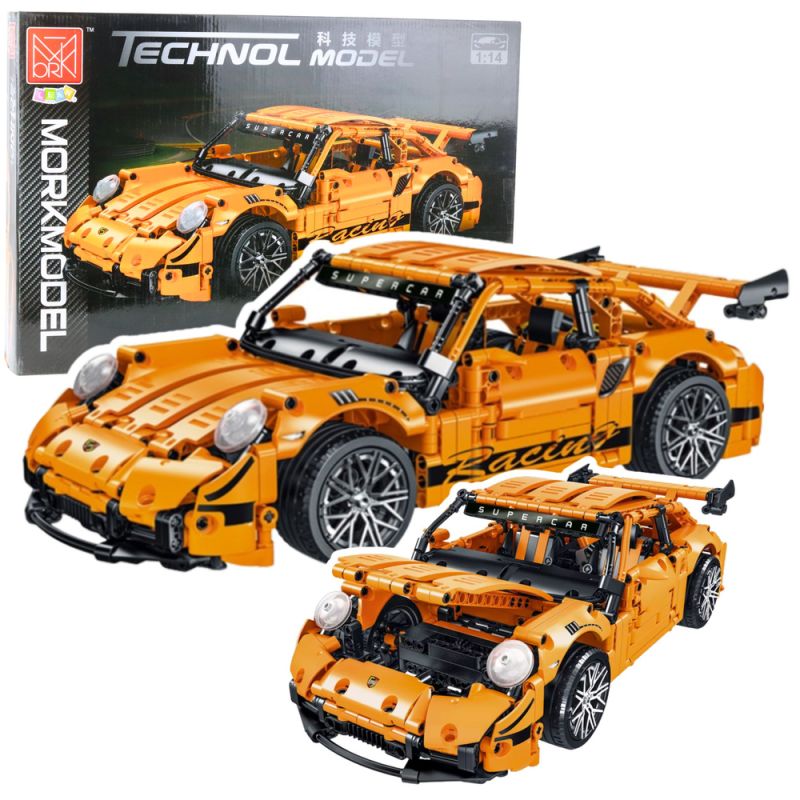 Coche de Carreras de Bloques GT Racing 1:14 con 1268 Piezas