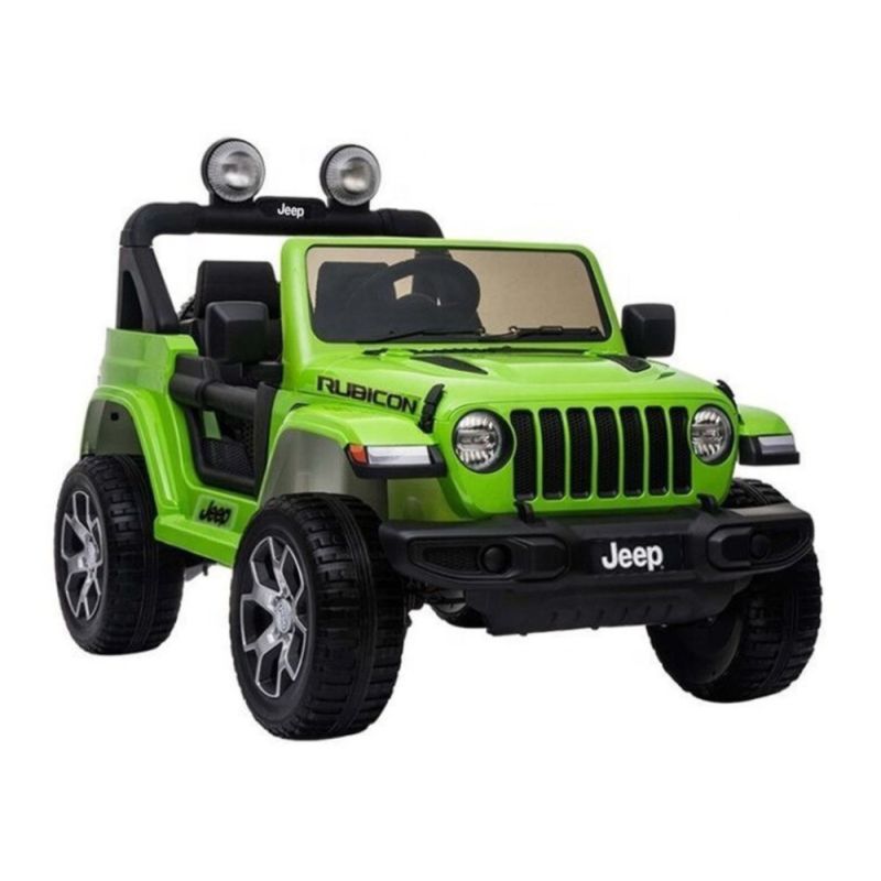 Jeep Rubicon Eléctrico Infantil 4x4 12V Verde con Mando — Lean Cars