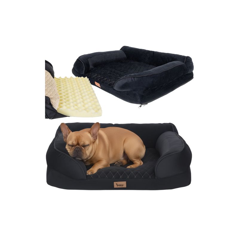 Cama Ergonómica Purlov S para Mascotas - 65x55 cm