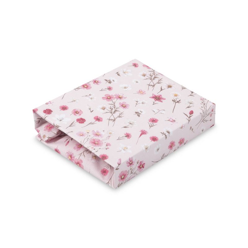 Sábana Bajera de Algodón Infantil Rosa 60x120 Sensillo