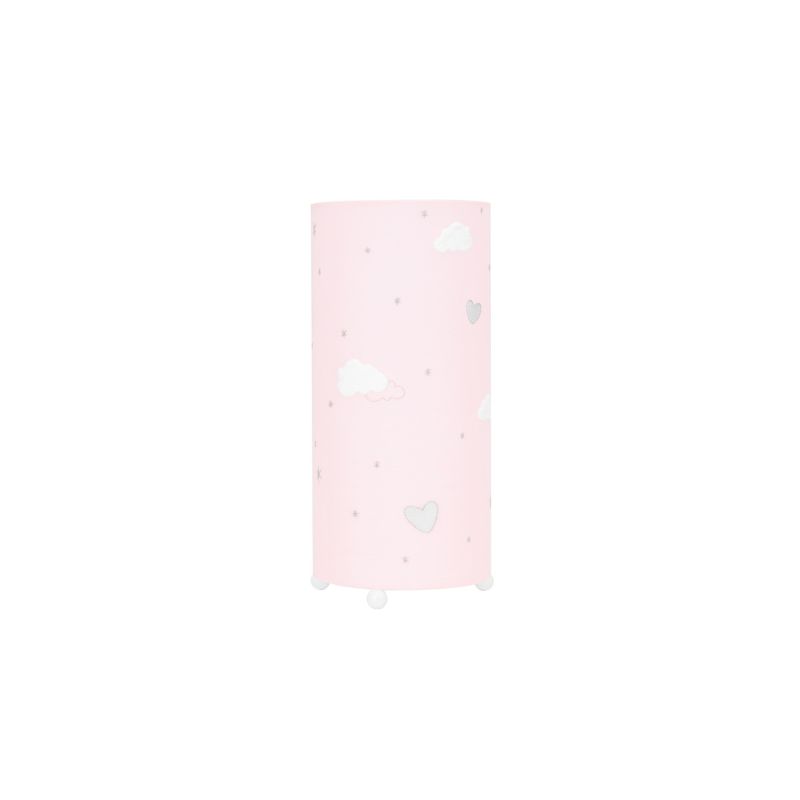 Lámpara infantil bordada Dream Big Rosa Kikkaboo