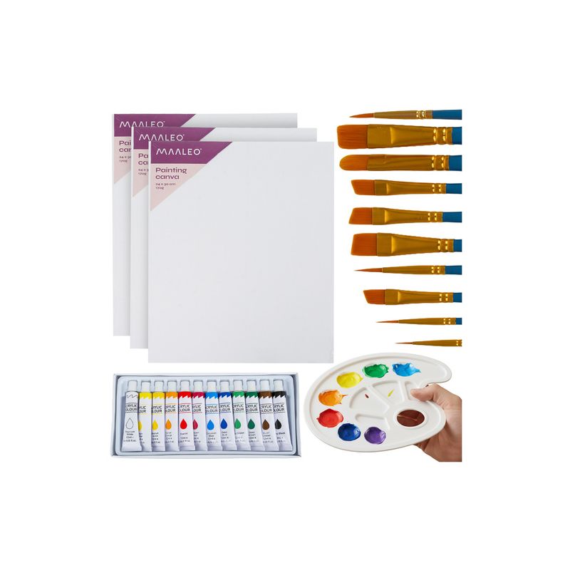 Set de Pintura Creativo 26 Piezas Maaleo - Arte para Niños y Adultos