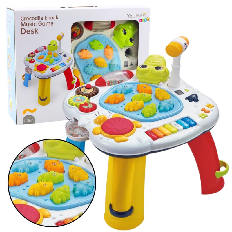 Mesa Interactiva Educativa Crocodile con Piano y Efectos