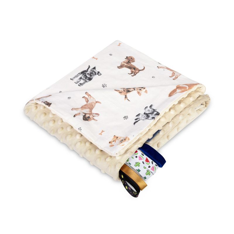 Manta Minky Beige para Bebés Sensillo 75x100 cm