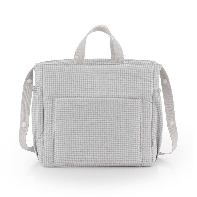 Bolso Maternal Pack Polo Grey 16x43x37 Cm - Cambrass