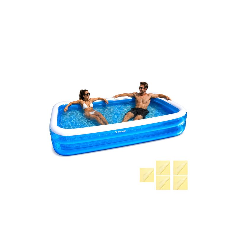 Piscina hinchable infantil Trizand 262 x 175 x 50 cm