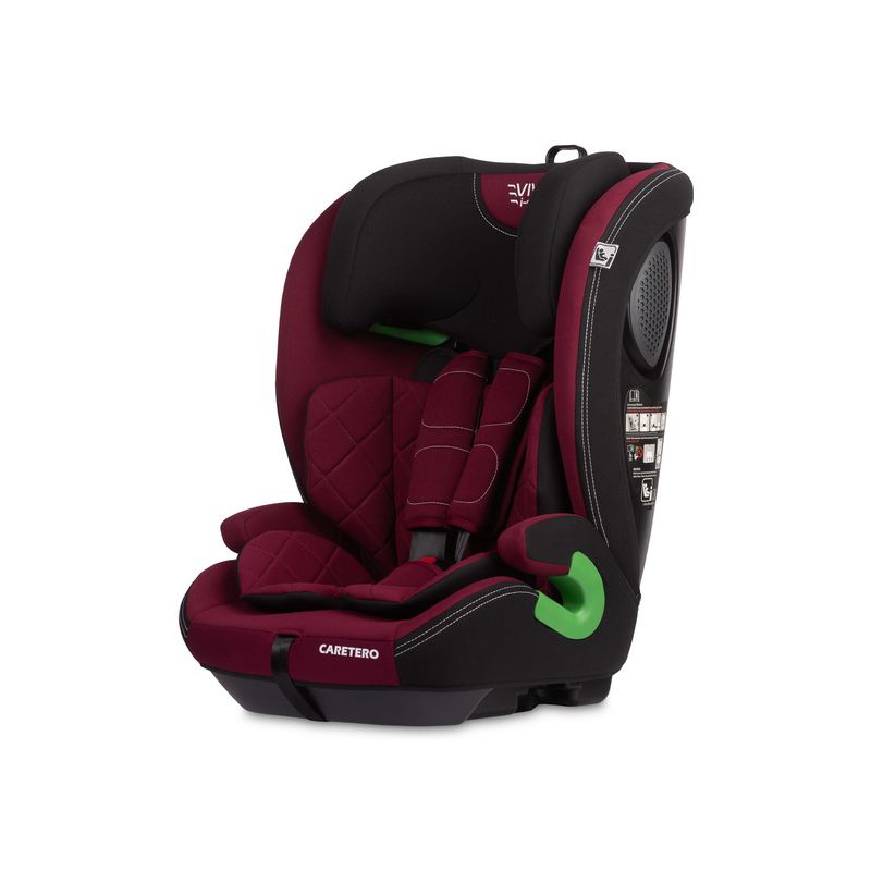 Silla de Coche Vivo i-Size Burgundy Caretero para Bebés 76-150 cm