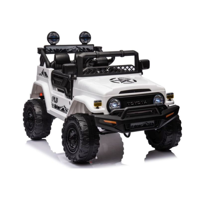 Coche Eléctrico Infantil Toyota FJ Blanco 12V con Control Remoto