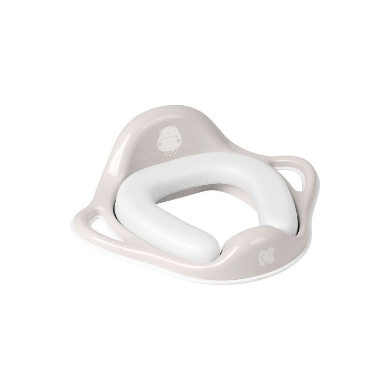 Asiento de inodoro Hippo Beige Kikkaboo para bebés