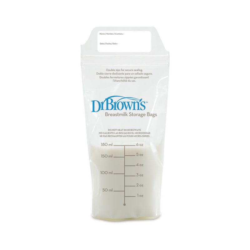 Bolsas de Almacenamiento de Leche Materna Dr brown's 6 oz