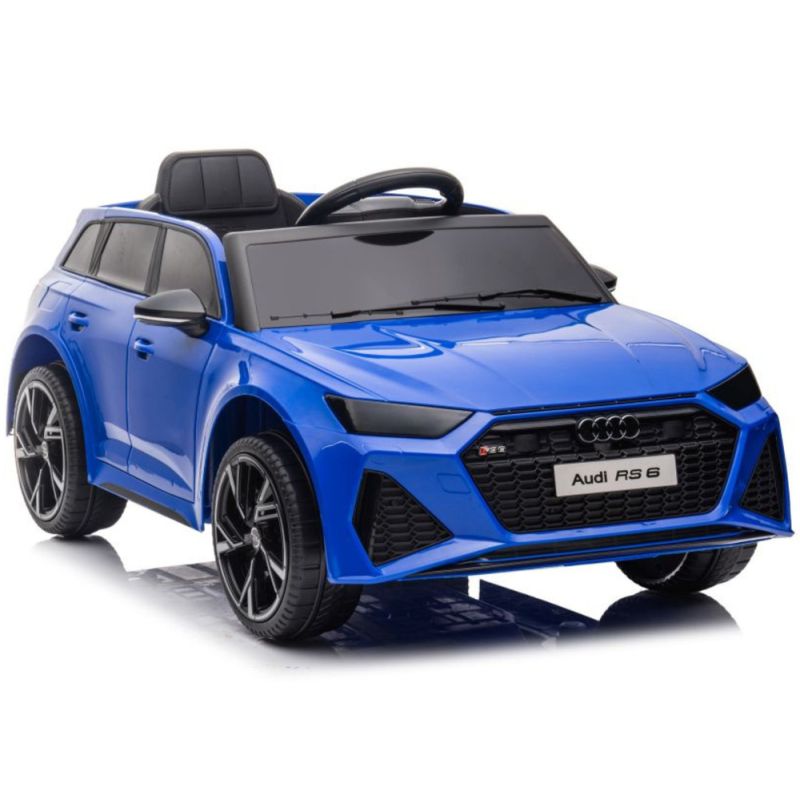 Coche eléctrico infantil Audi RS6 azul · BRD-2118 · 12V doble motor · 3-8 años