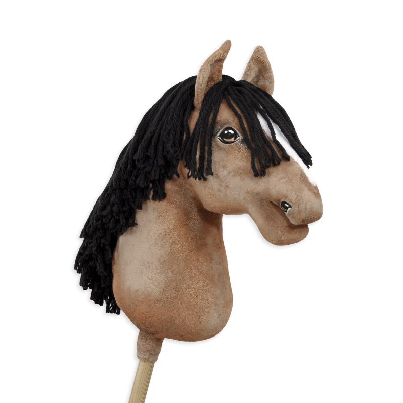 Caballo de Madera en Bastón My Sweet Baby - Caballo Buckskin