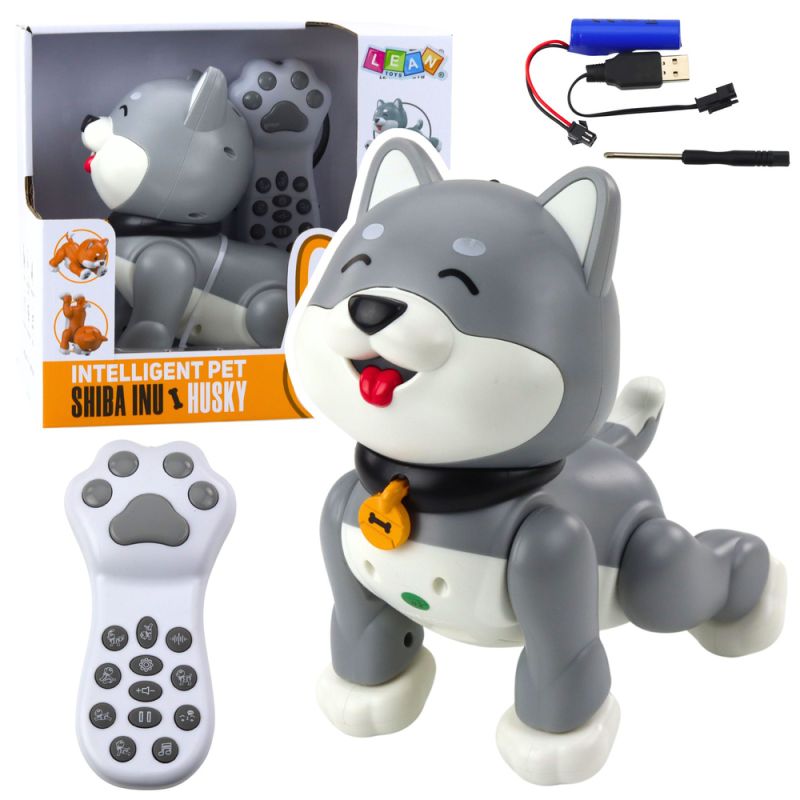 Perro Robot husky interactivo control remoto