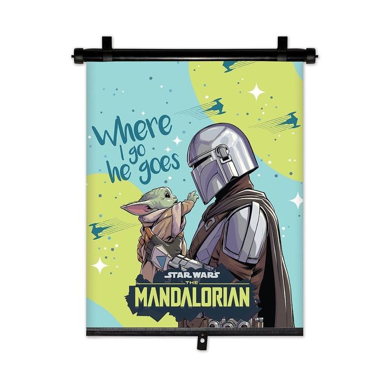 Cortina enrollable Mandalorian de Seven para bebés 36x45 cm