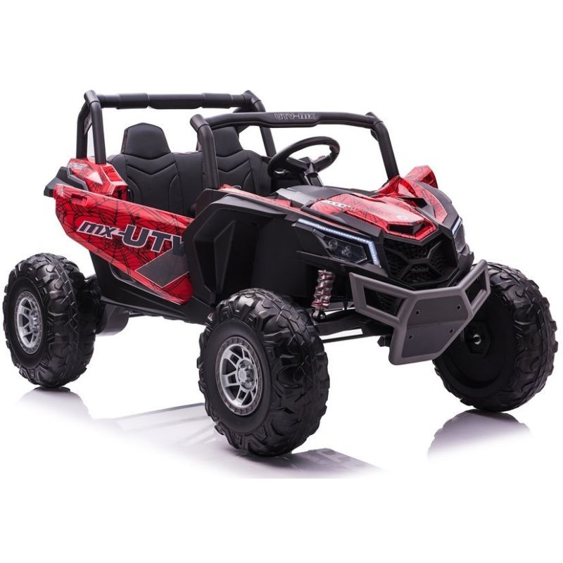 Buggy Eléctrico Infantil Biplaza UTV-MX XMX613 Rojo Spider LEAN CARS
