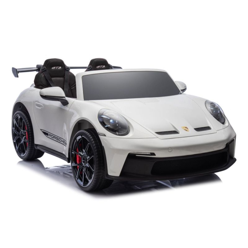 Coche eléctrico infantil Porsche GT3 Lean Cars 24V blanco · 148 cm