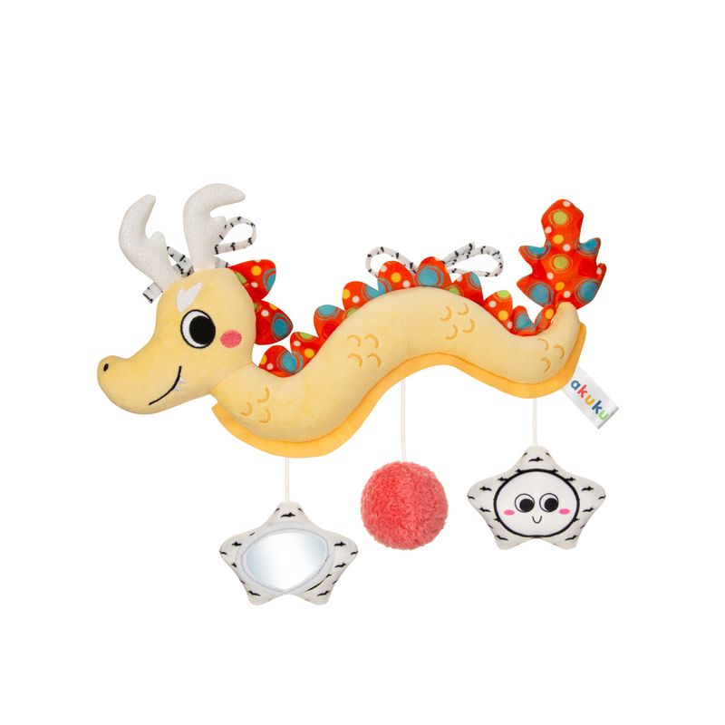 Juguete Sensory Akuku Dragón Peek-a-Boo para Bebés