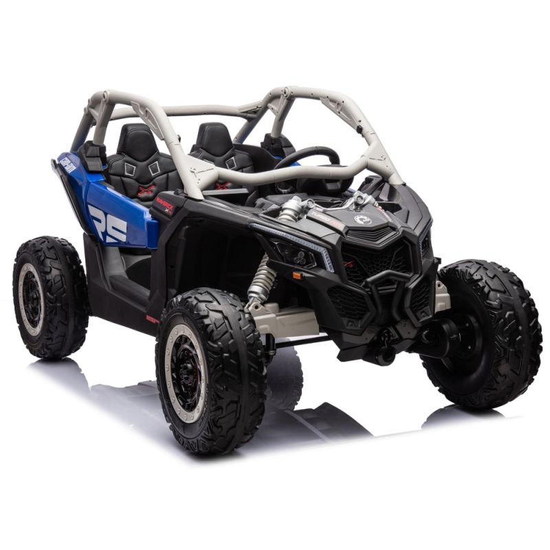 Buggy Eléctrico Infantil 4x4 DK-CA001 24V Azul y Gris LEAN CARS