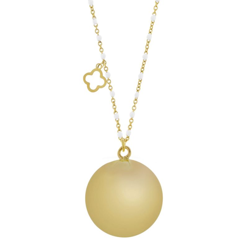 Llamador de Ángeles Proudmama Fine Gold/Brown - Joyas para Embarazadas