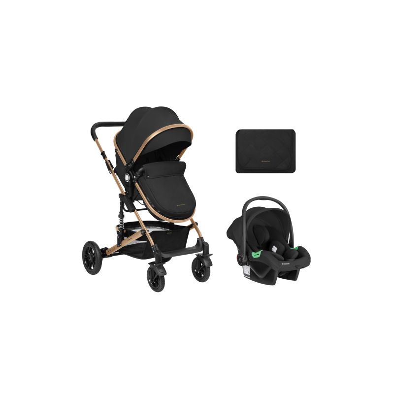 Carrito de bebé 3en1 Kikkaboo Amaia Negro 2024