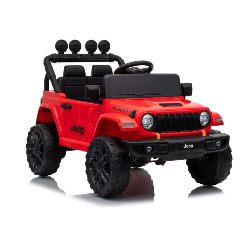 Jeep Rubicon DK-JWR558 Vehículo Eléctrico Rojo