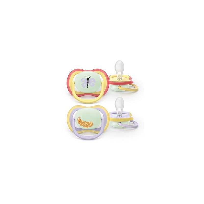 Chupete Philips Avent Ultra Air Nighttime 0-6 meses