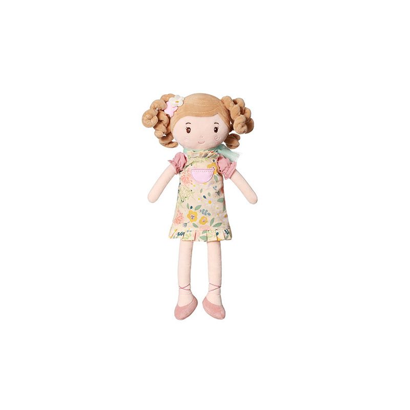 Muñeca Cuddly Lucy de Babyono, suave y colorida