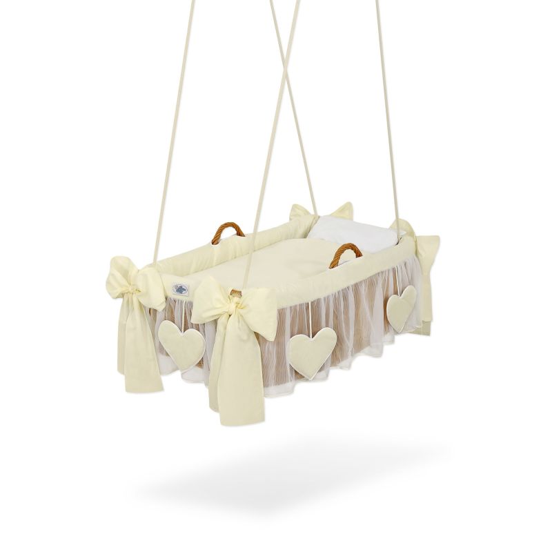 Moisés de Mimbre Colgante My Sweet Baby - Amelie Cream
