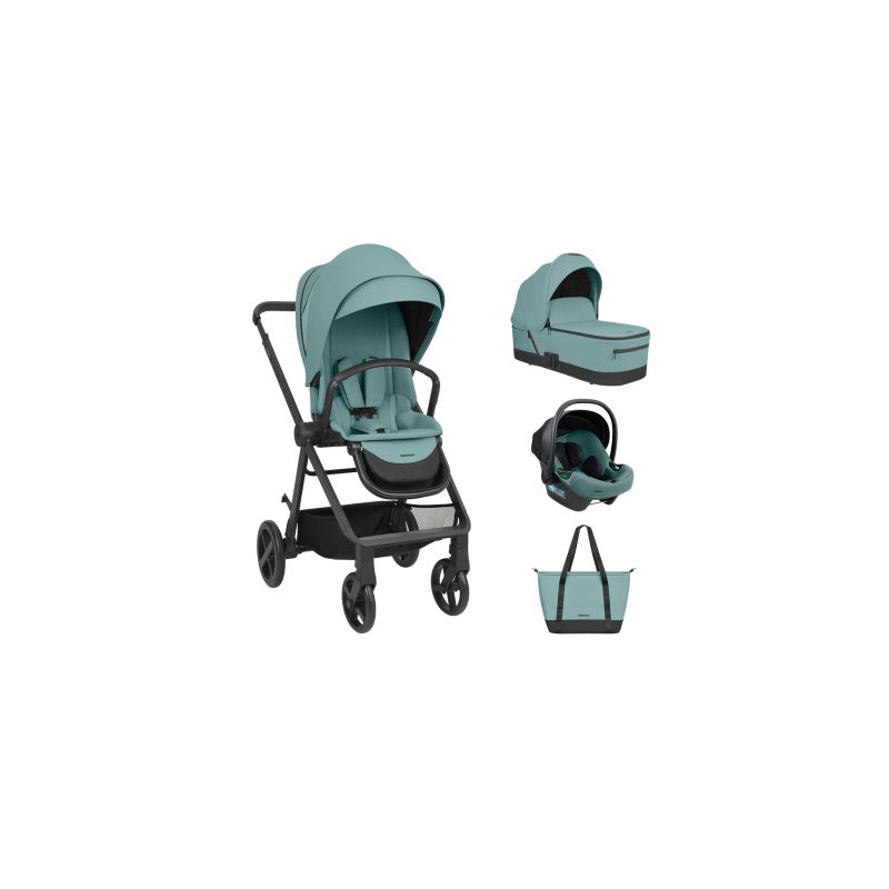 Carrito de bebé 3en1 Kikkaboo Mia Menta 2026