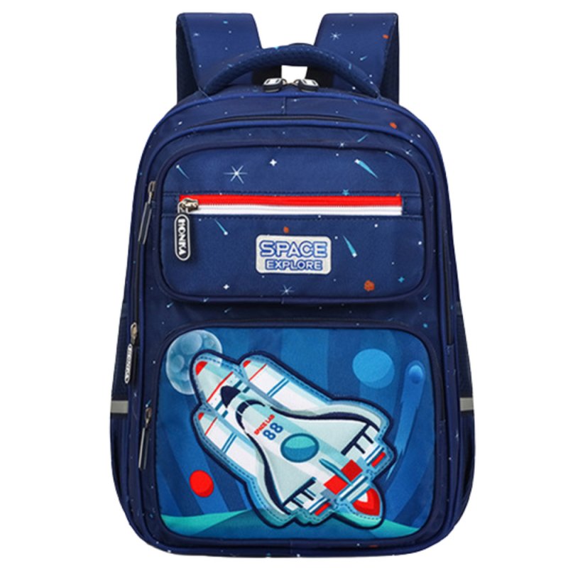 Mochila Escolar Infantil con Temática Espacial 20L 41cm