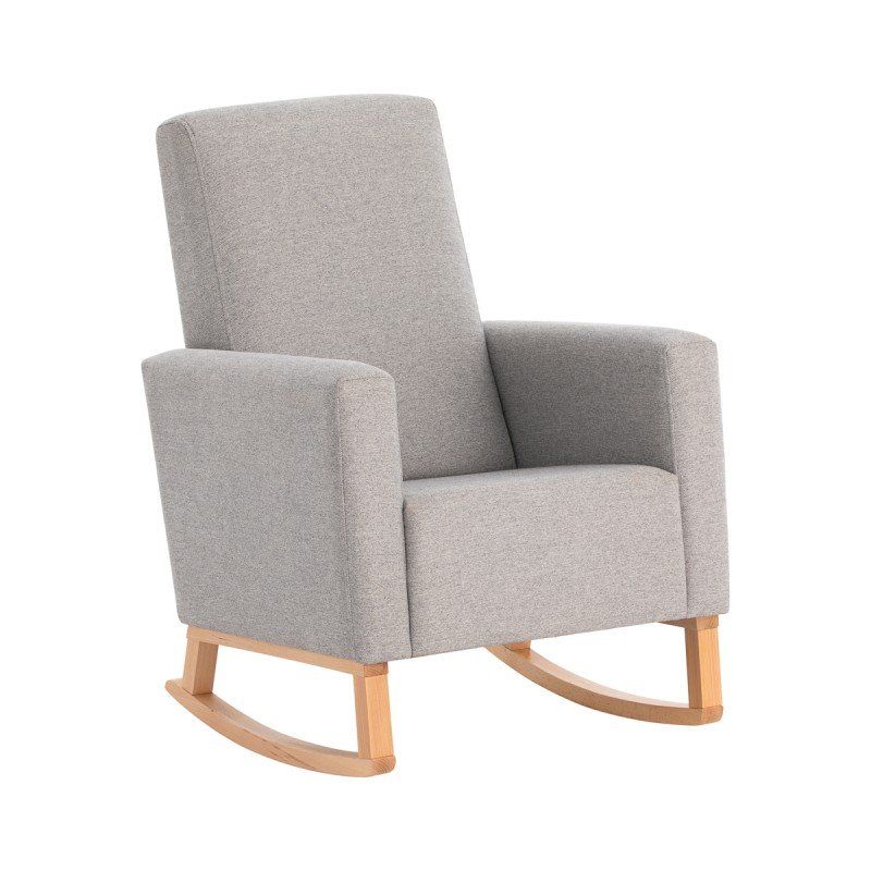 Sillon De Lactancia Liso E Gris 70x70x104 Cm - Cambrass