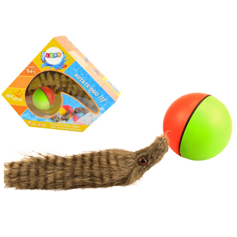 Pelota Interactiva con Cola de Hurón para Baño