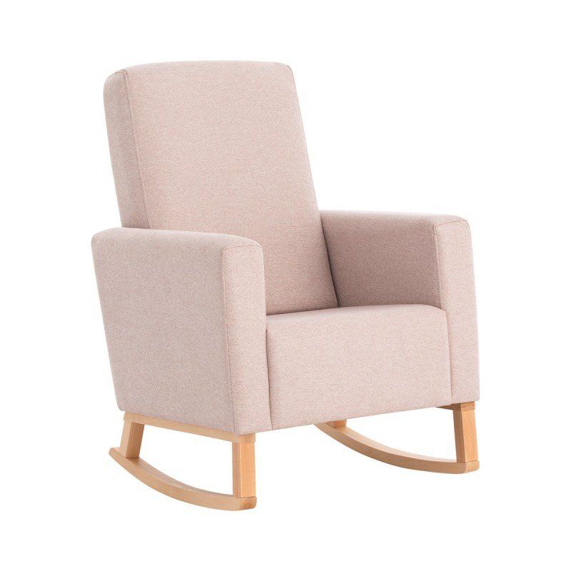 Sillon De Lactancia Liso E Rosa 70x70x104 Cm - Cambrass