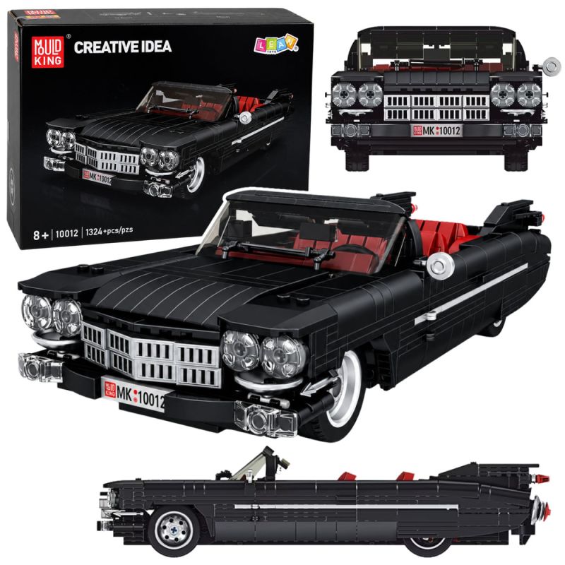 Bloques Construcción Coche Cabrio Clásico 1324 Piezas