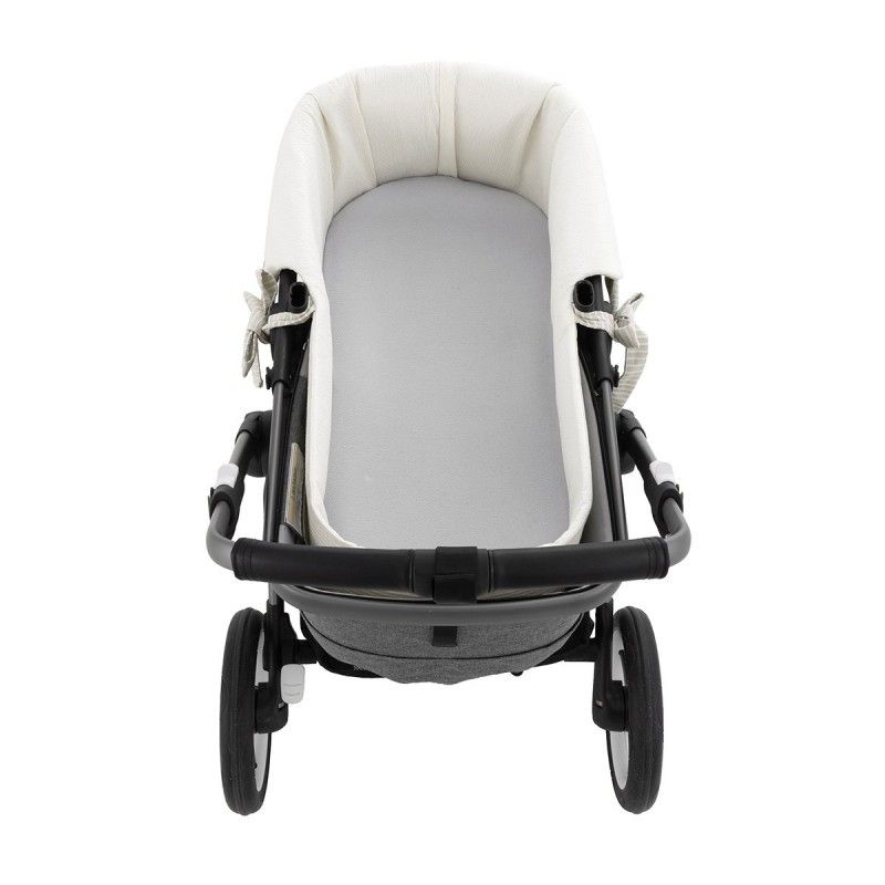 Cubrecapazo reversible Sira Cambrass, beige · 35 x 75 x 35 cm