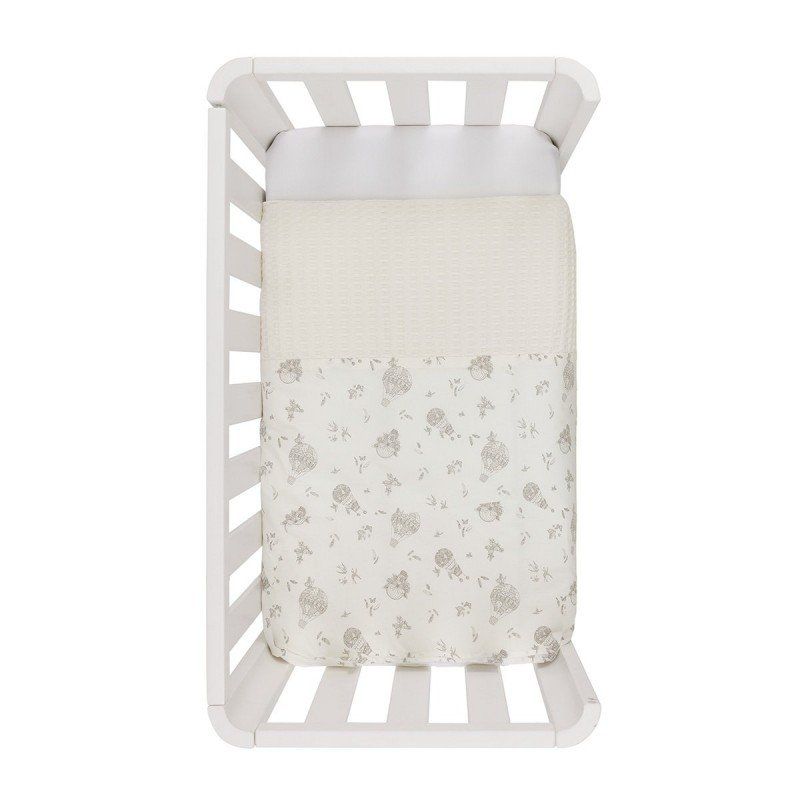 Funda Nordica Minicuna 70x77x1 Cm Globe Crudo - Cambrass