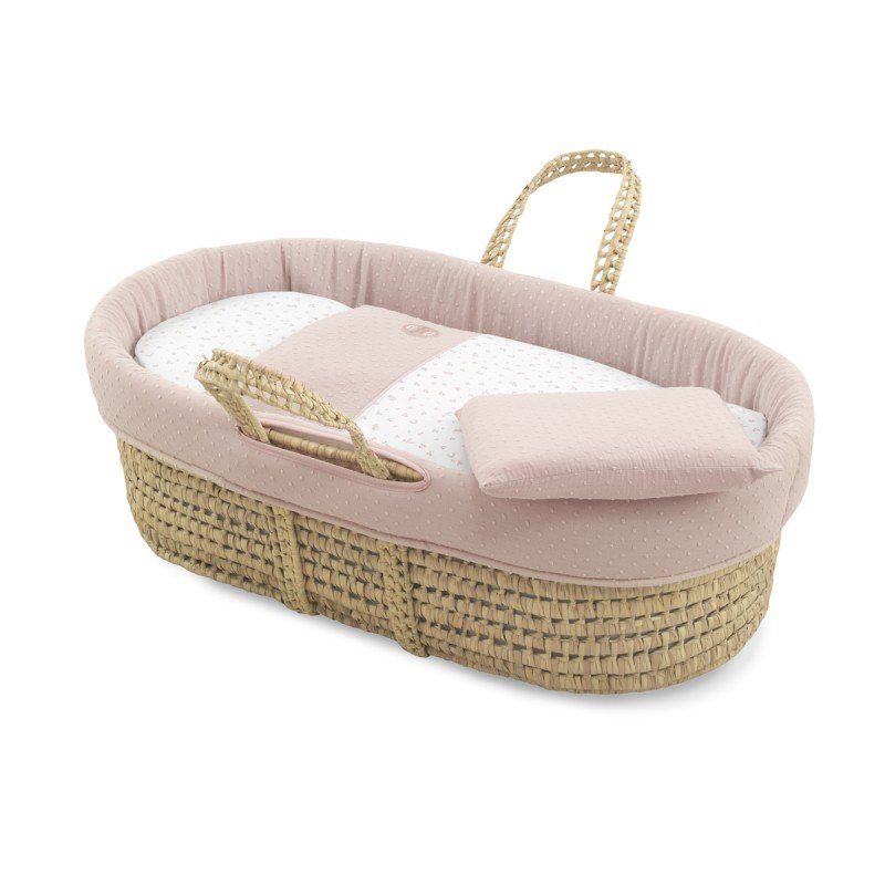 Moises De Palma Acolchado Une Plumeti Rosa 39x80x25 Cm - Cambrass