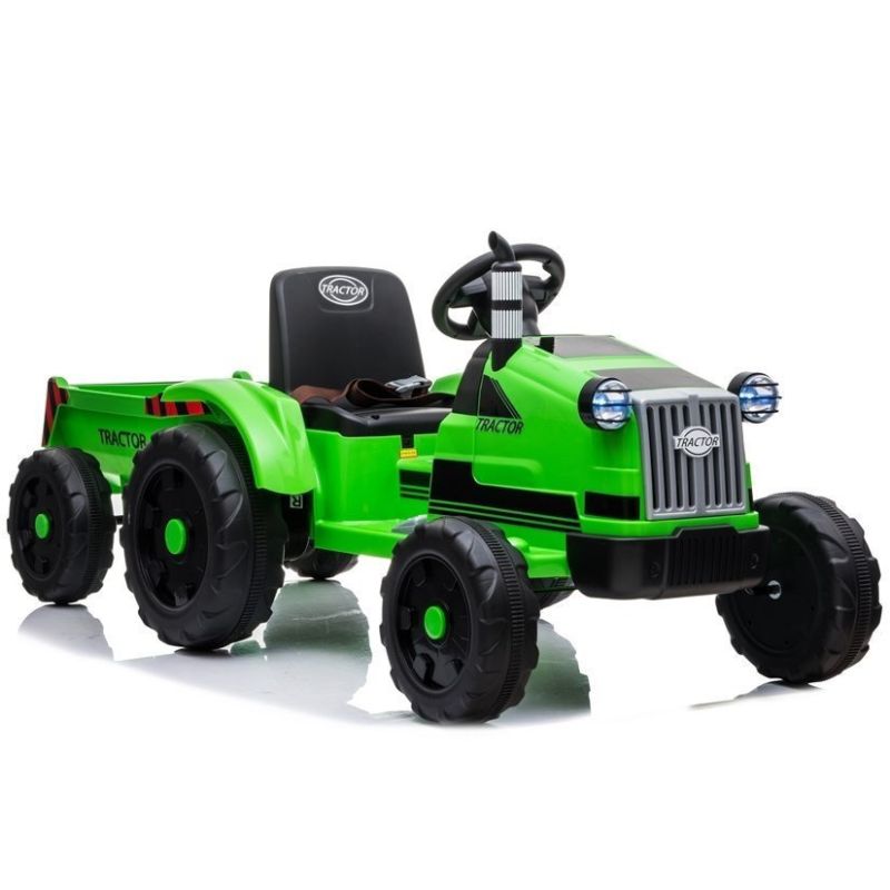 Tractor Eléctrico Infantil CH9959 Verde con Control Remoto