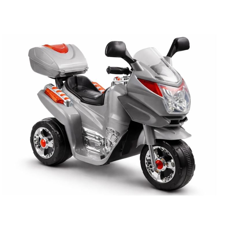 Moto Eléctrica Infantil HC8051 Plata con Luces y Música